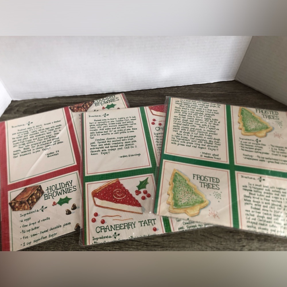 Festive Holiday Recipe Gift Wrap